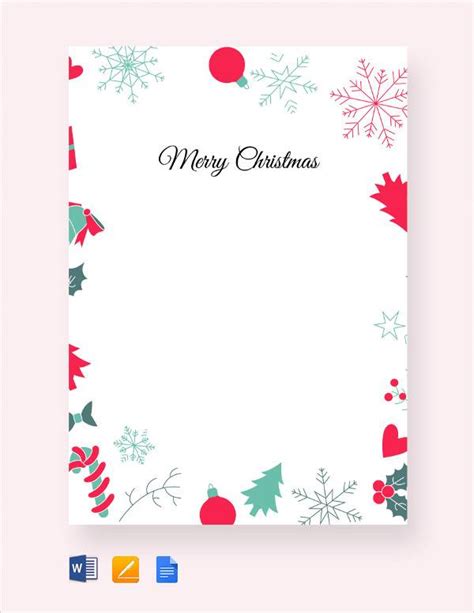 FREE 23+ Sample Christmas Letter Templates in PDF .
